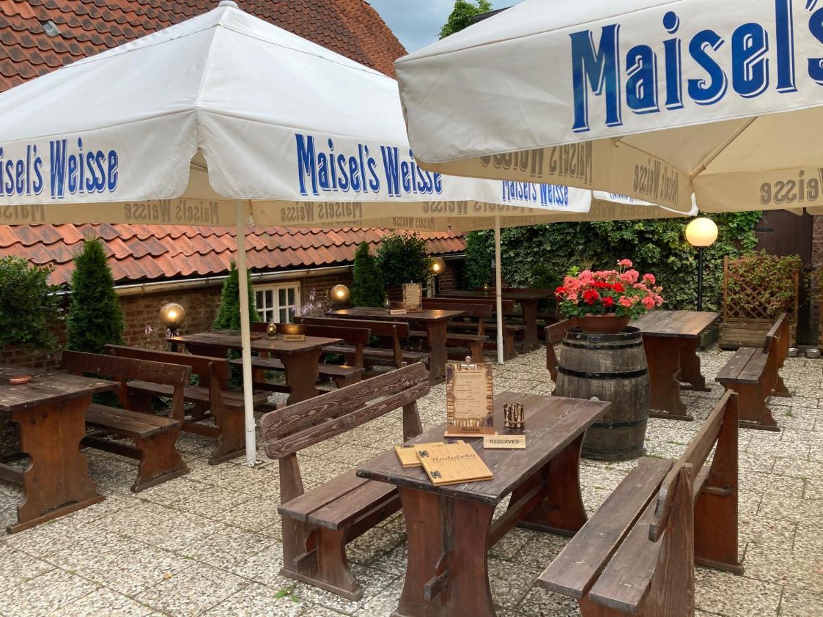 Restaurant- Hotel- Biergarten Haduloha Otterndorf Exteriör bild